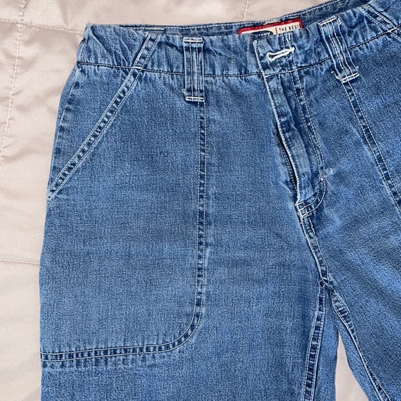 Vintage Old Navy Wide/Straight Leg Jeans - Picture 4 of 11